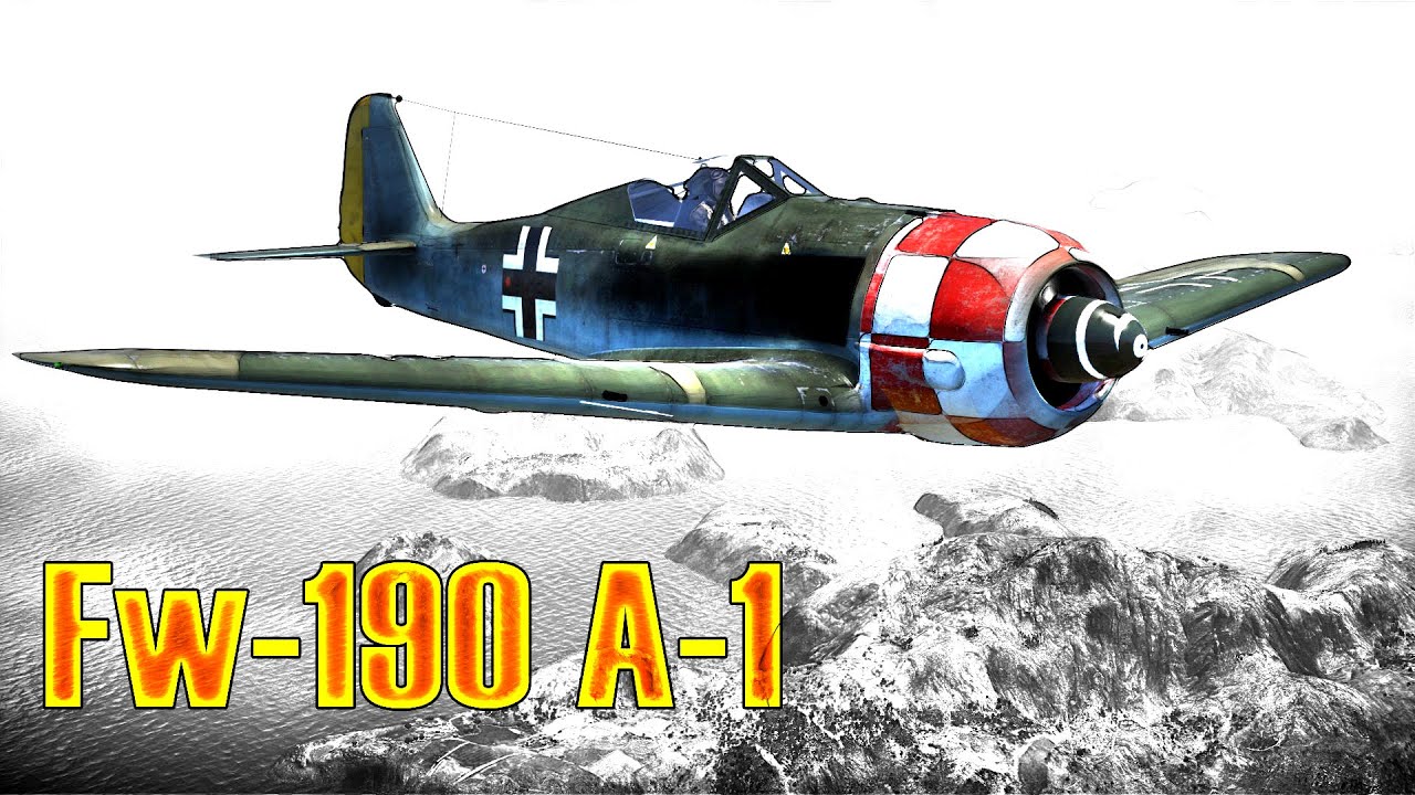 War Thunder: Fw-190 A-1, Tier-2 / Rank-2 German Fighter