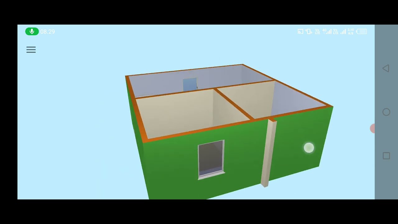Membuat Rumah Tingkat 2 Lantai Di Floor Plan Creator Aplikasi Desain Rumah 3D Di Android