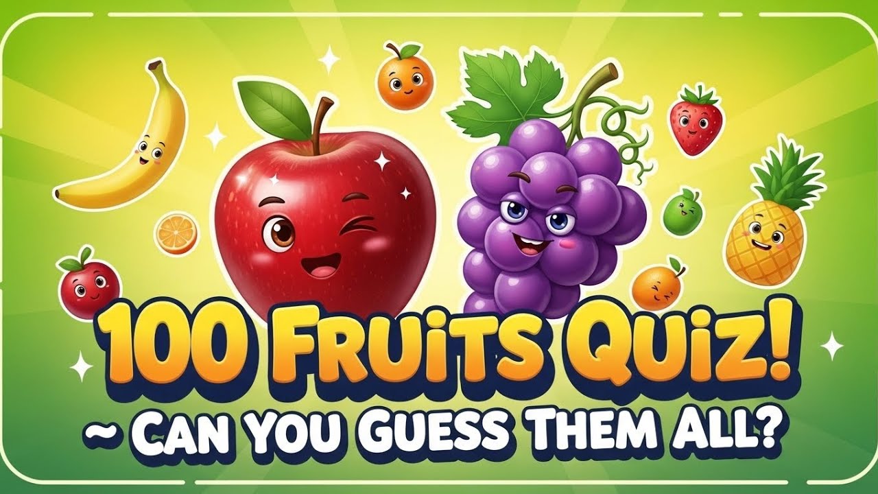 Викторина «100 фруктов» для детей 🍎 | Угадай фрукт