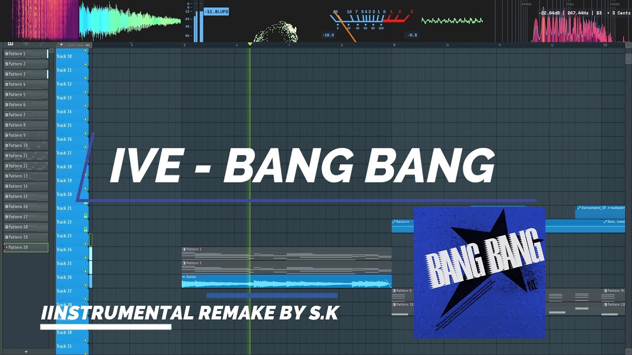IVE (아이브) - Bang Bang Instrumental(Remake By S.K)FL Studio Remake FLP+STEM FILES + MIDI