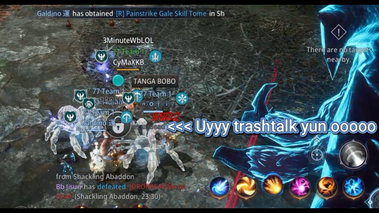 MIR4 SA13 Top 1 Enemy Wcundead toyed around every event - Hard Support Build - with TZ & 77 Team