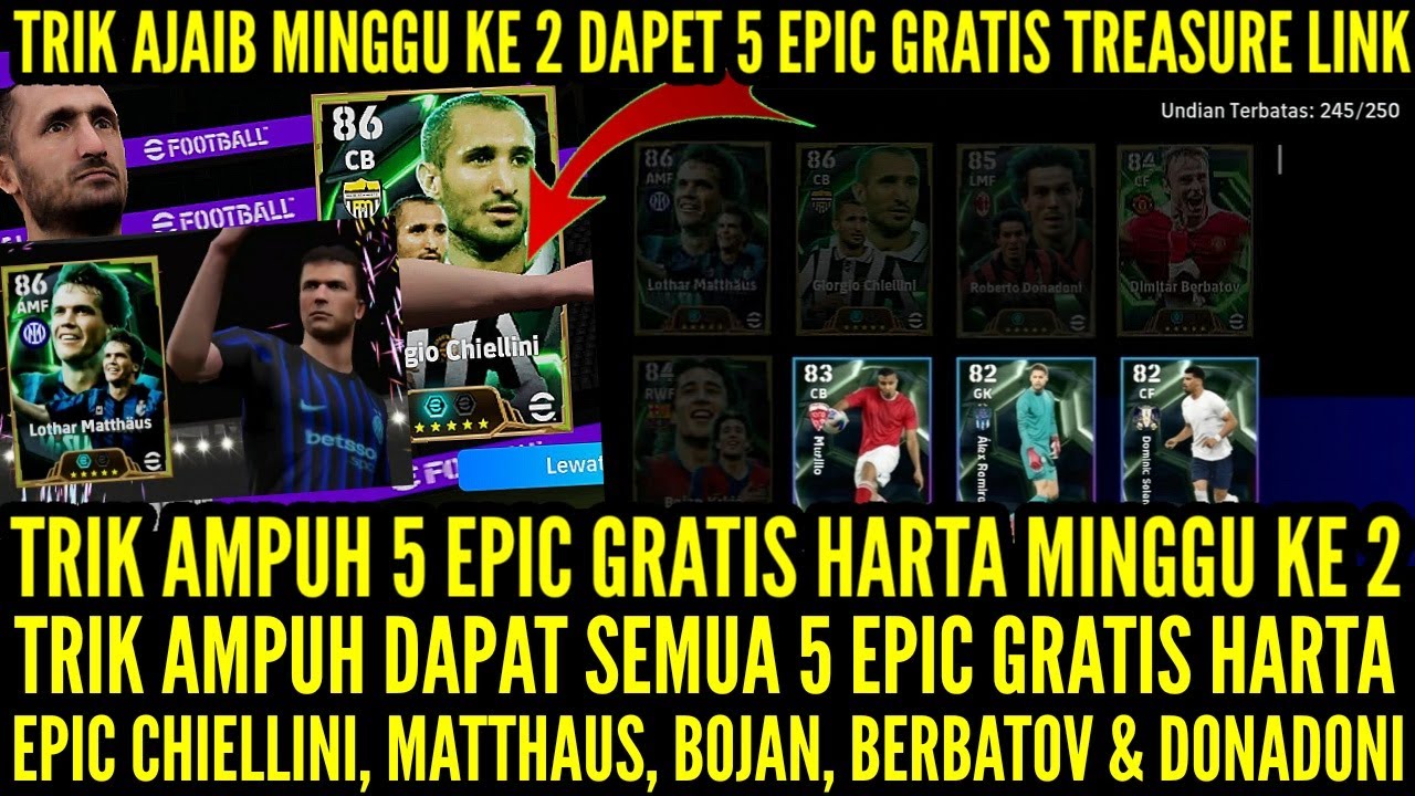 TRIK AMPUH MINGGU KE 2 DAPATKAN SEMUA 5 EPIC GRATIS TREASURE LINK ! CARA DAPATKAN 1OOO K0IN GRATIS !