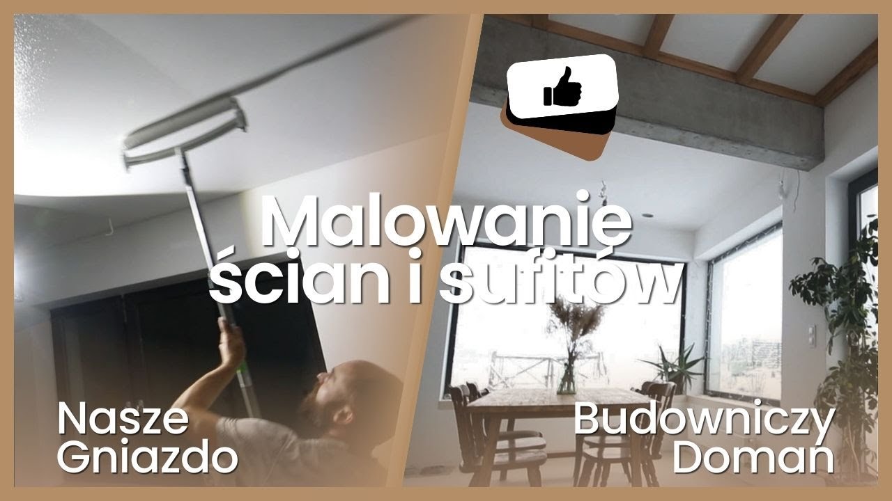 Malowanie ścian i sufitów. Testujemy farbę Architect White z firmy Fast.
