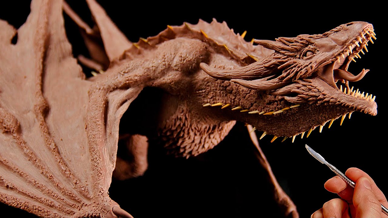 Sculpting DRAGON in Clay | Game of Thrones - [1K SPECIAL]