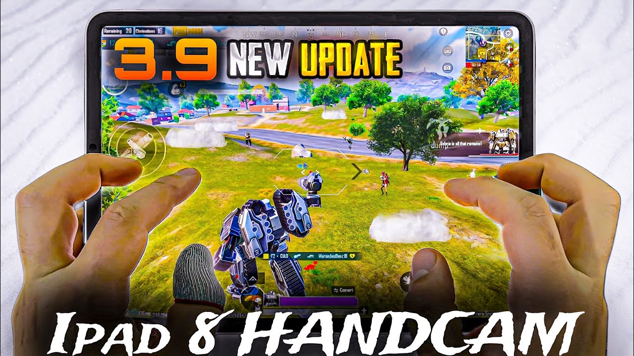 PUBG Mobile 3.9 Update iPad 8 Handcam 🔥 Livik Gameplay | Transformers Mode!