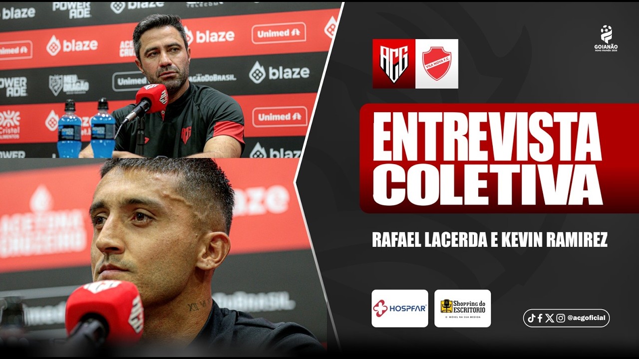 ⚫🔴 AO VIVO - Entrevista Coletiva com Ramirez e Rafael Lacerda - pós jogo: Atlético 2 X 0 Vila Nova