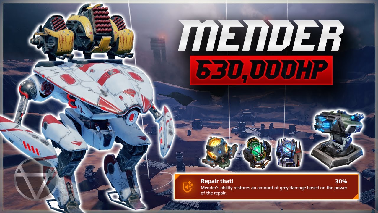[WR] 🔥 Immortal Mender Gets 630,000 HP w/New Turret – Mk3 Gameplay | War Robots