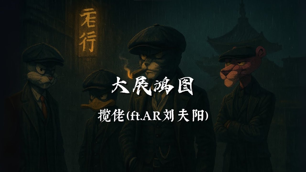 【中国爆ヒットラップ】大展鸿图 - 揽佬 & AR劉夫陽《抖音TikTok神曲》 [日本語訳]「大きな志を広げ、成功を収める」