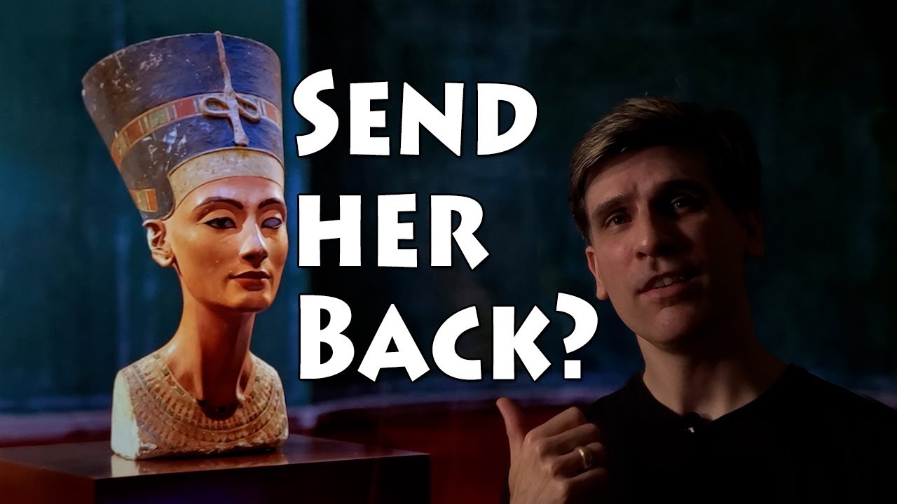 The Bust of Nefertiti  -  Famous Egyptian Artifacts
