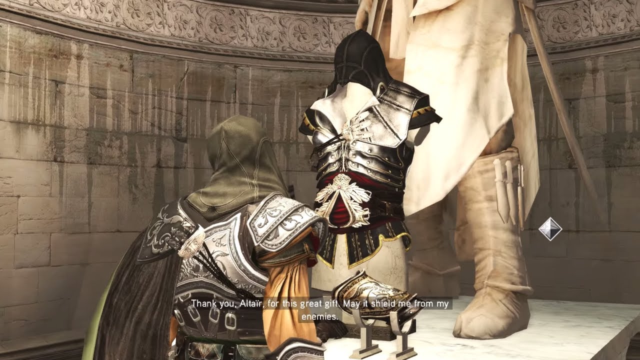 Assassin's Creed 2 PS4 - Ezio Unlocks Altair's Armor (Best Armor Outfit)