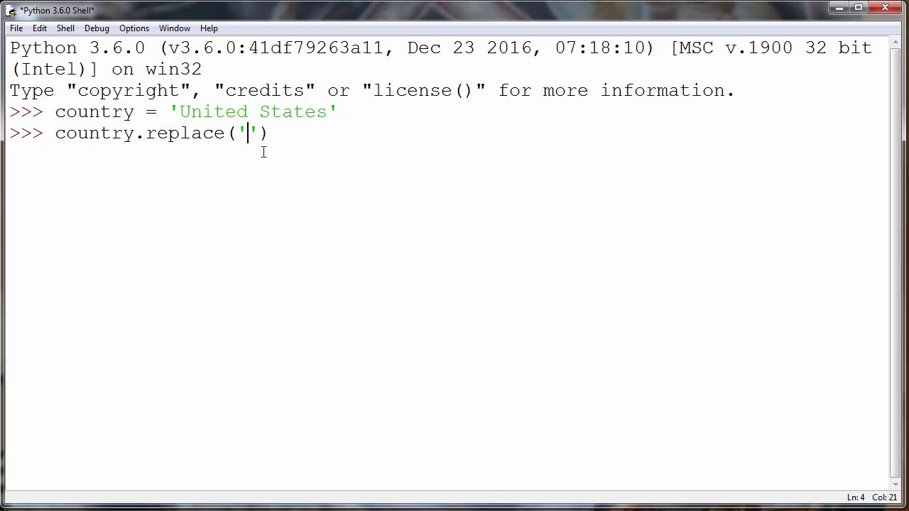 How to Replace a Substring of a String in Python programming language