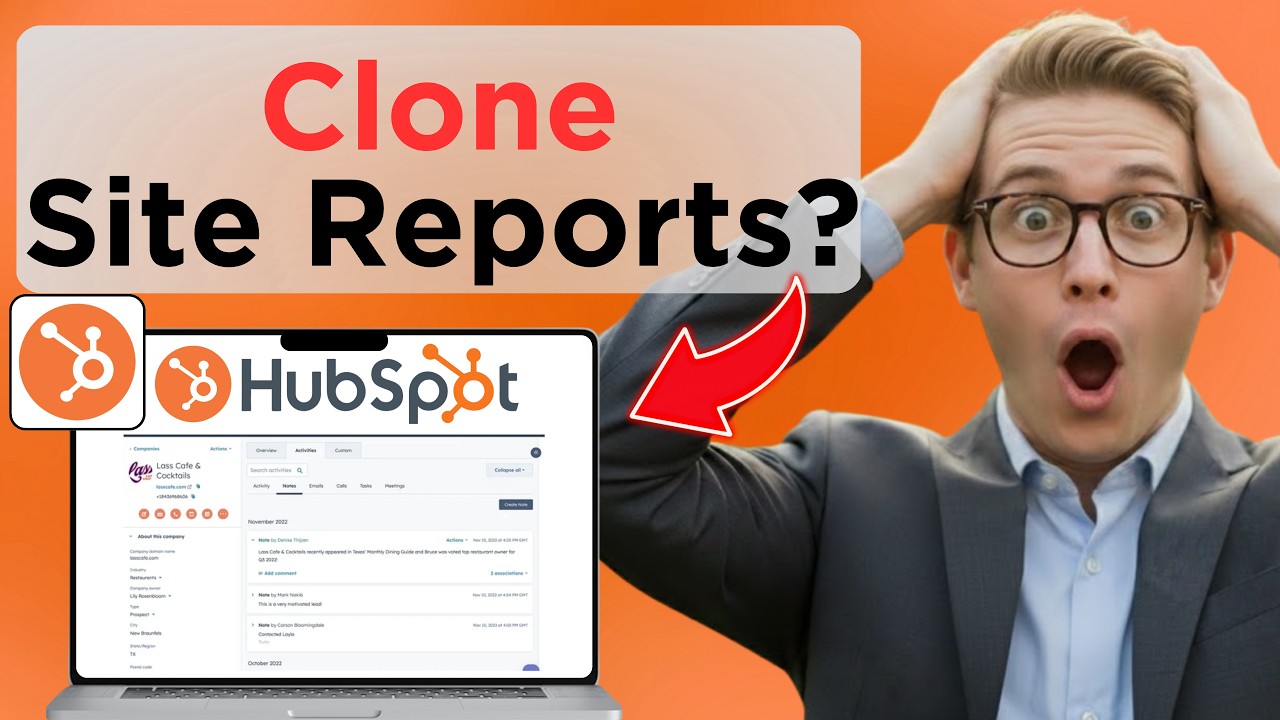 Как клонировать отчеты на панели управления в HubSpot (полное руководство 2026 года)