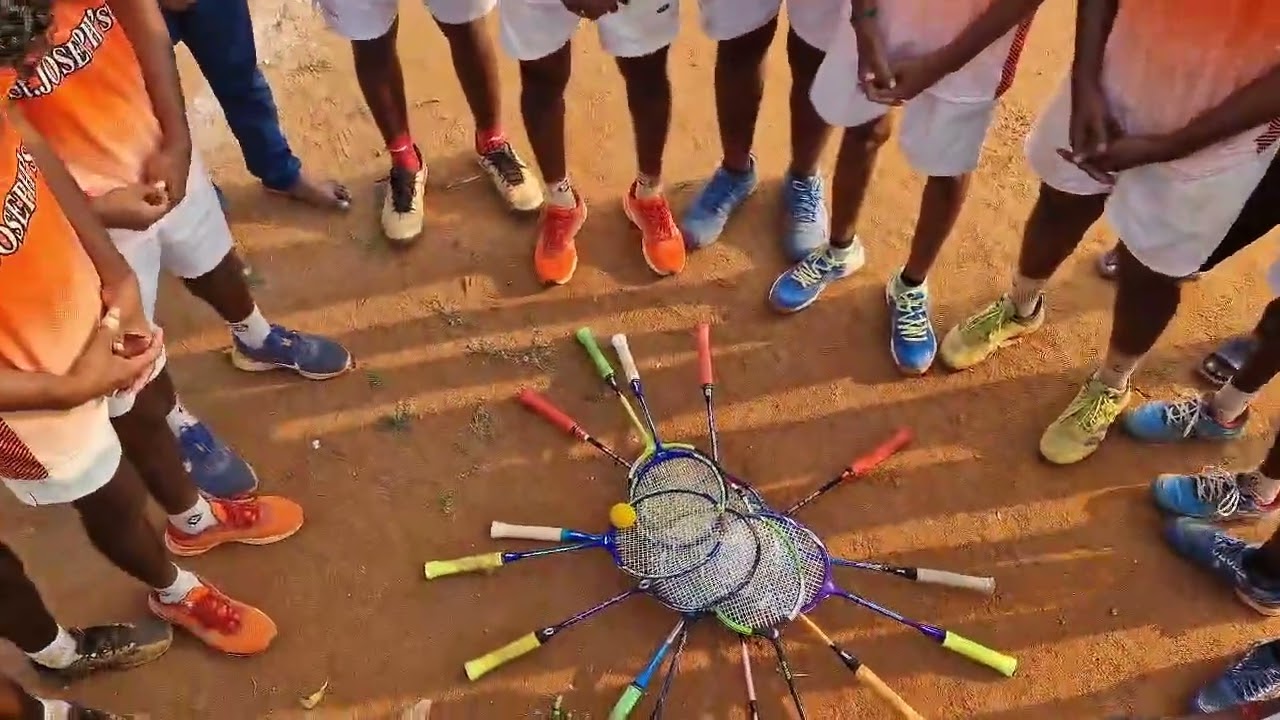 Stjoseph vs TDRBBC #Bgrade @trichyRJJC #ballbadminton #sports  May 27, 2025