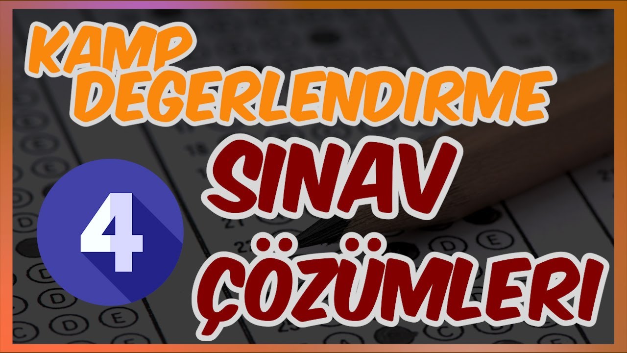 AYT FİZİK KAMPI 4.HAFTA DEĞERLENDİRME SINAVI ÇÖZÜMLERİ