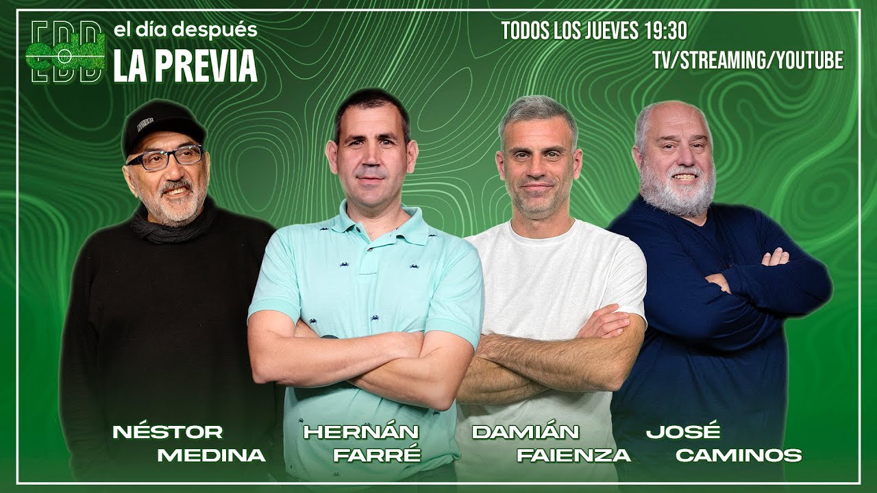 EL DÍA DESPUÉS "LA PREVIA" Con HERNAN FARRÉ, JOSE CAMINOS, DAMIÁN FAIENZA Y NESTOR "SANTIAGO" MEDINA