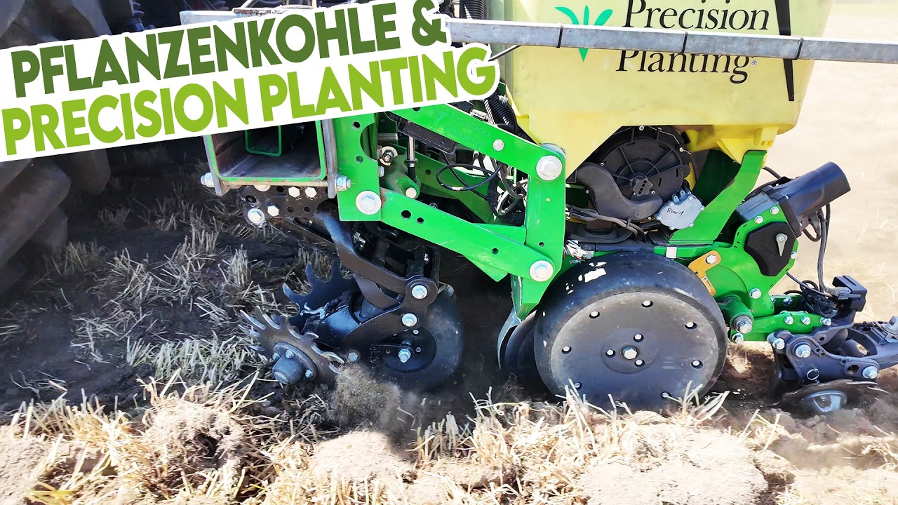 🌽 Pflanzenkohle & PrecisionPlanting: wir nehmen euch mit zu unseren Feldversuchen im Mais!