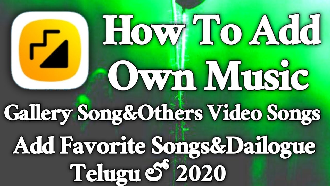 How to Add Your Own Songs, Music in Moj App Videos