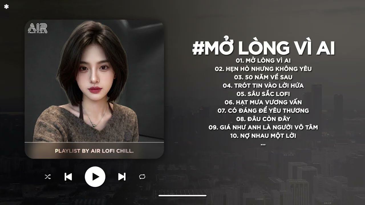 Mở Lòng Vì Ai, Hạt Mưa Vương Vấn, Lỗi Lầm Em Mang Đi - 𝐏𝐥𝐚𝐲𝐥𝐢𝐬𝐭 Nhạc Chill TikTok Triệu View 2026