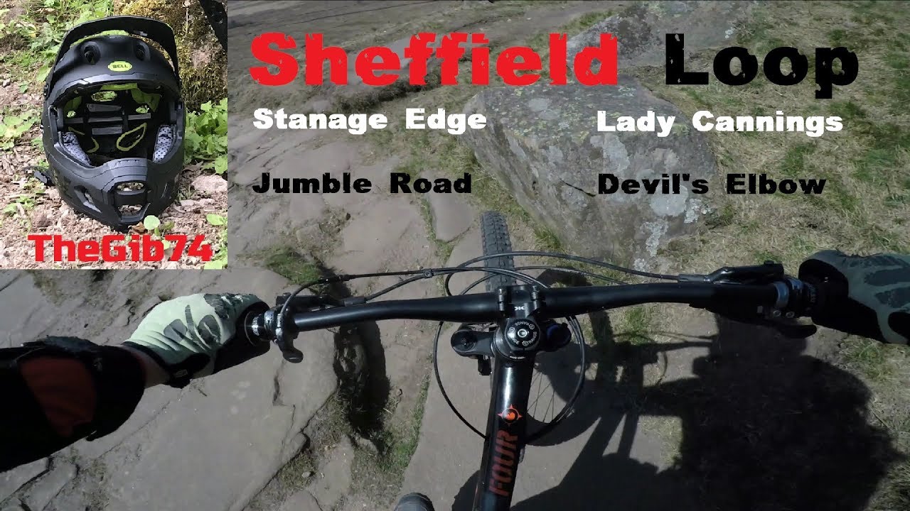 Sheffield Loop - Lady Cannings, Devil's Elbow, Stanage Edge, Peak District, Chin Cam, MTB