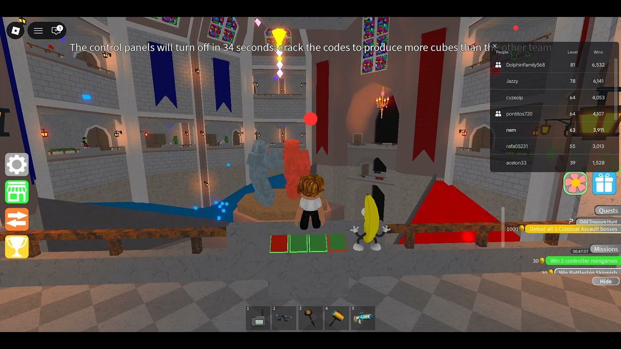 Roblox Epic Minigames | Cube Factory (Castle Hall)