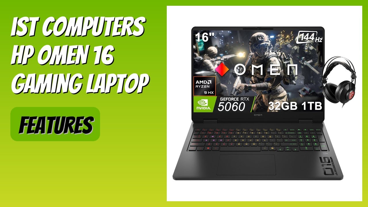 REVIEW (2026): ist computers HP OMEN 16 Gaming Laptop. Features