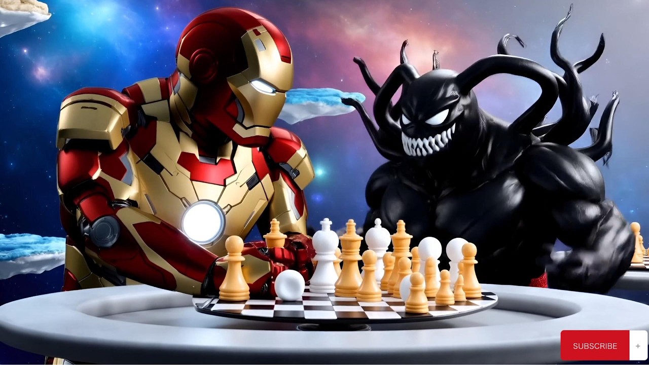 Iron man VS Vanum VS Spider Man VS Hulk