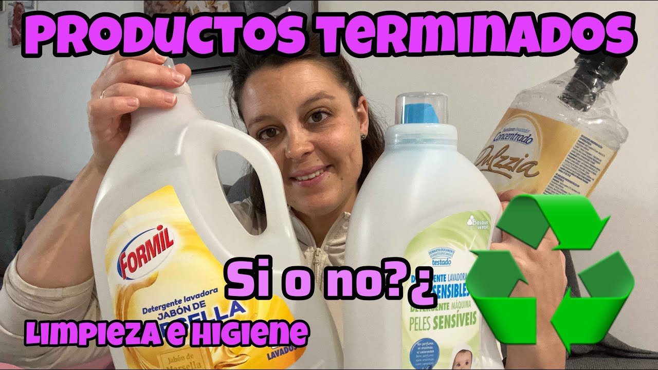 PRODUCTOS TERMINADOS♻HIGIENE Y LIMPIEZA🧽OS DOY MI OPINION🤔REPETIRE?¿