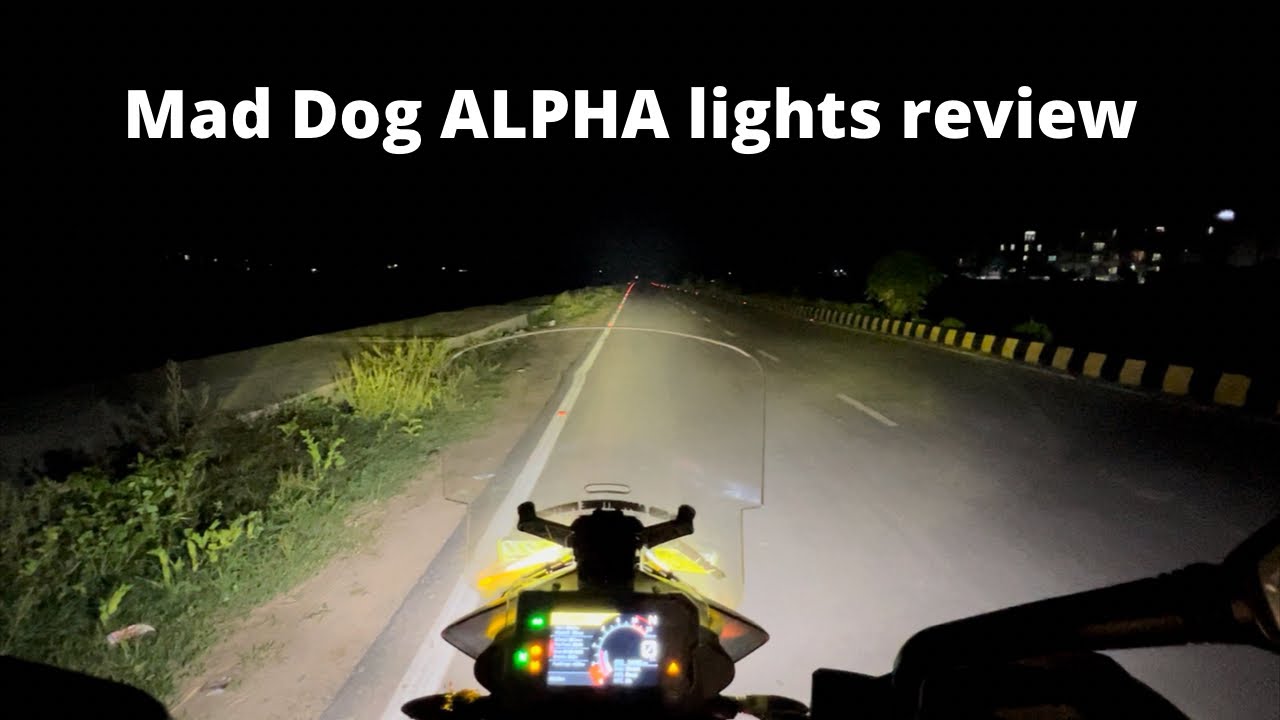 Mad Dog Alpha Auxiliary lights || Unboxing || Installation || Review || Fog Lights KTM 390 Adventure