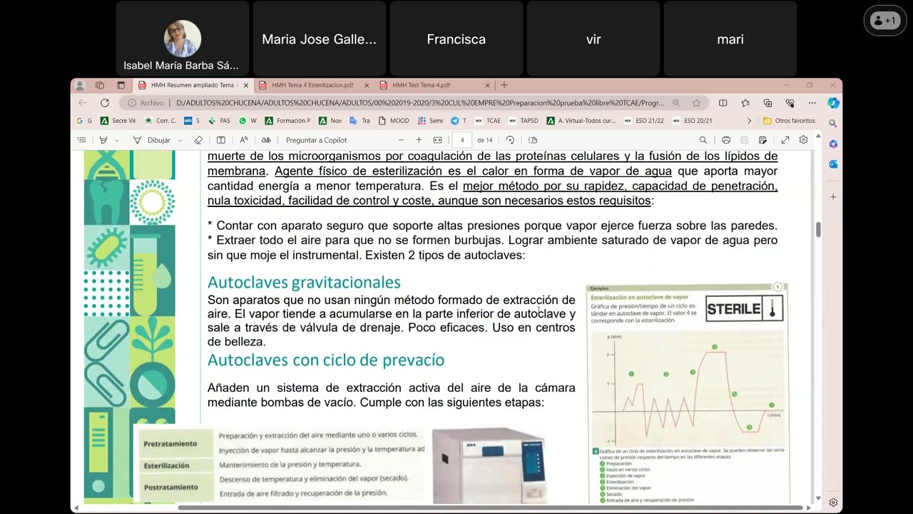 HMH Tema  4 "Esterilización de materiales saniarios"