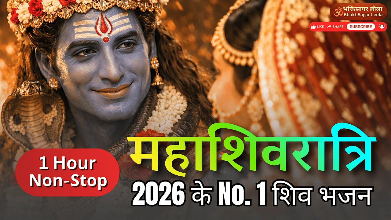1 Hour Non-Stop | महाशिवरात्रि 2026: अति पावन शिव भजन संग्रह | कांवड़ यात्रा स्पेशल | रुद्रावतार