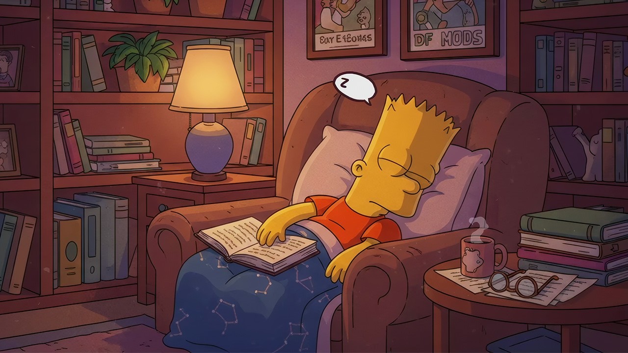 Dreamy Reading Nook 💤 Lofi Study & Sleep 🌙 Relaxing Melodies for a Quiet Night