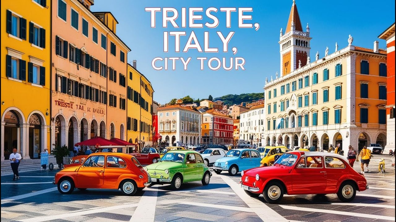 Summer 2024 Road Trip 🇮🇹 | Trieste City Tour 4K Real-Time 🚗