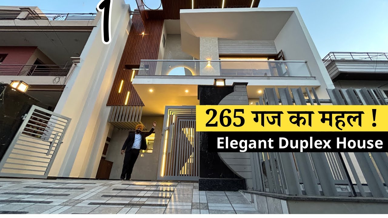 Elegant 265 SQ Yd Luxury DUPLEX Villa With Modern Interior Design Ideas | Sector -125