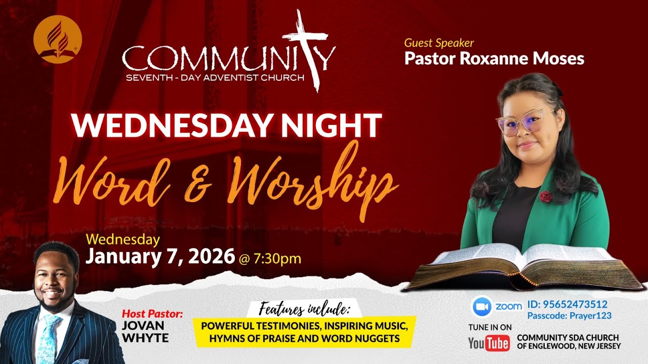 January 7th 2026 | Wednesday Night Word and Worship | Guest Speaker: Pastor Roxanne Moses