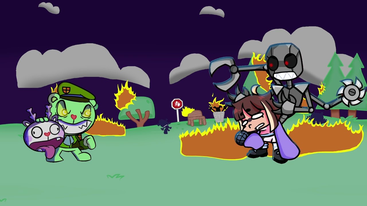 Fnf Flippin Out Flippy And KB Are Sing it