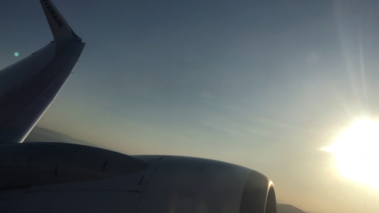 [ENGINE VIEW] Ryanair NEW Boeing 737 - Take off from Rome Ciampino Airport (4K)