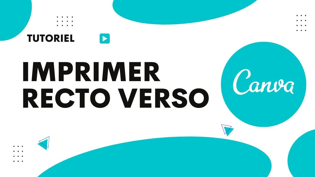 Comment imprimer en recto verso sur Canva
