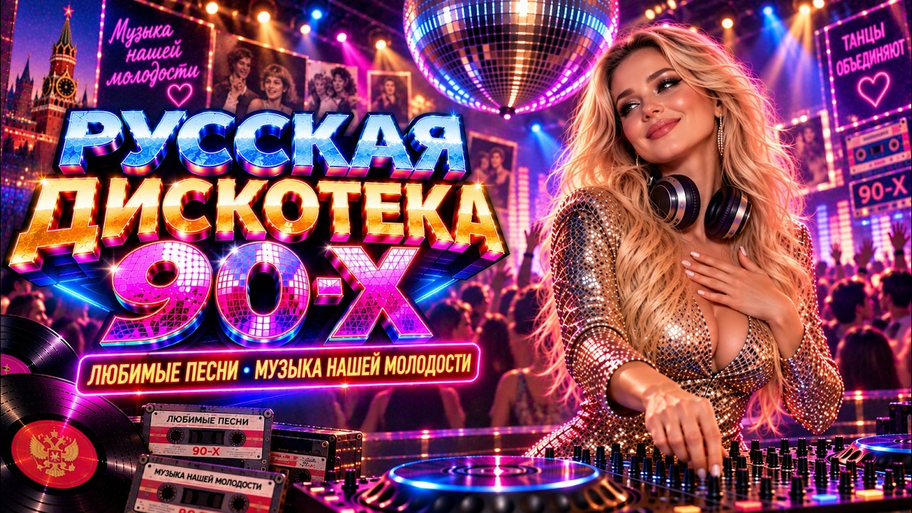 Русская Дискотека 90-х 💖 Любимые Песни &bull; Танцевальные Хиты