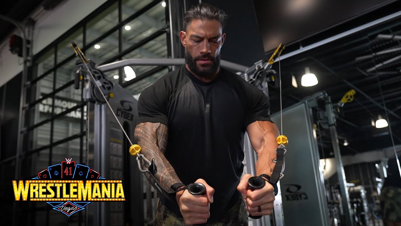 Тренировка Романа Рейнса для WrestleMania 41