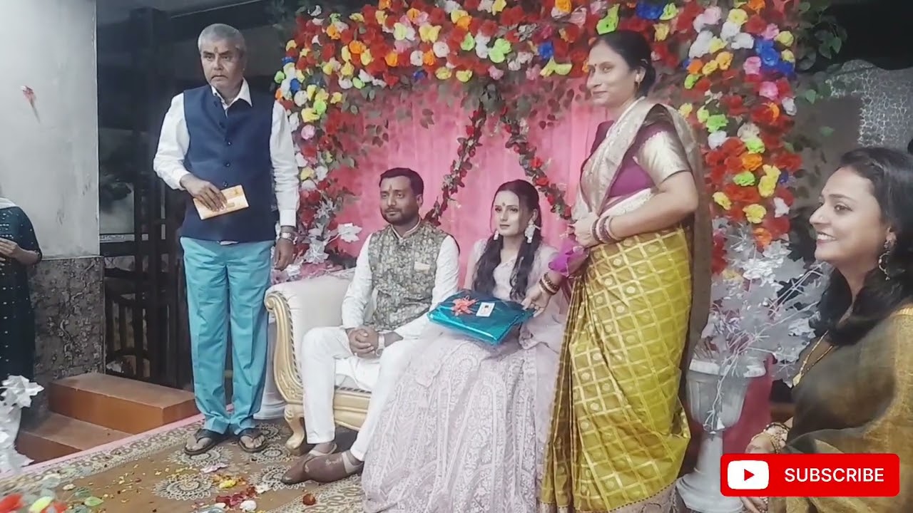 छोटे देवर की अंगूठी रस्म #video #family function #ektabivakarvlogs #ringceremony #viralvideo