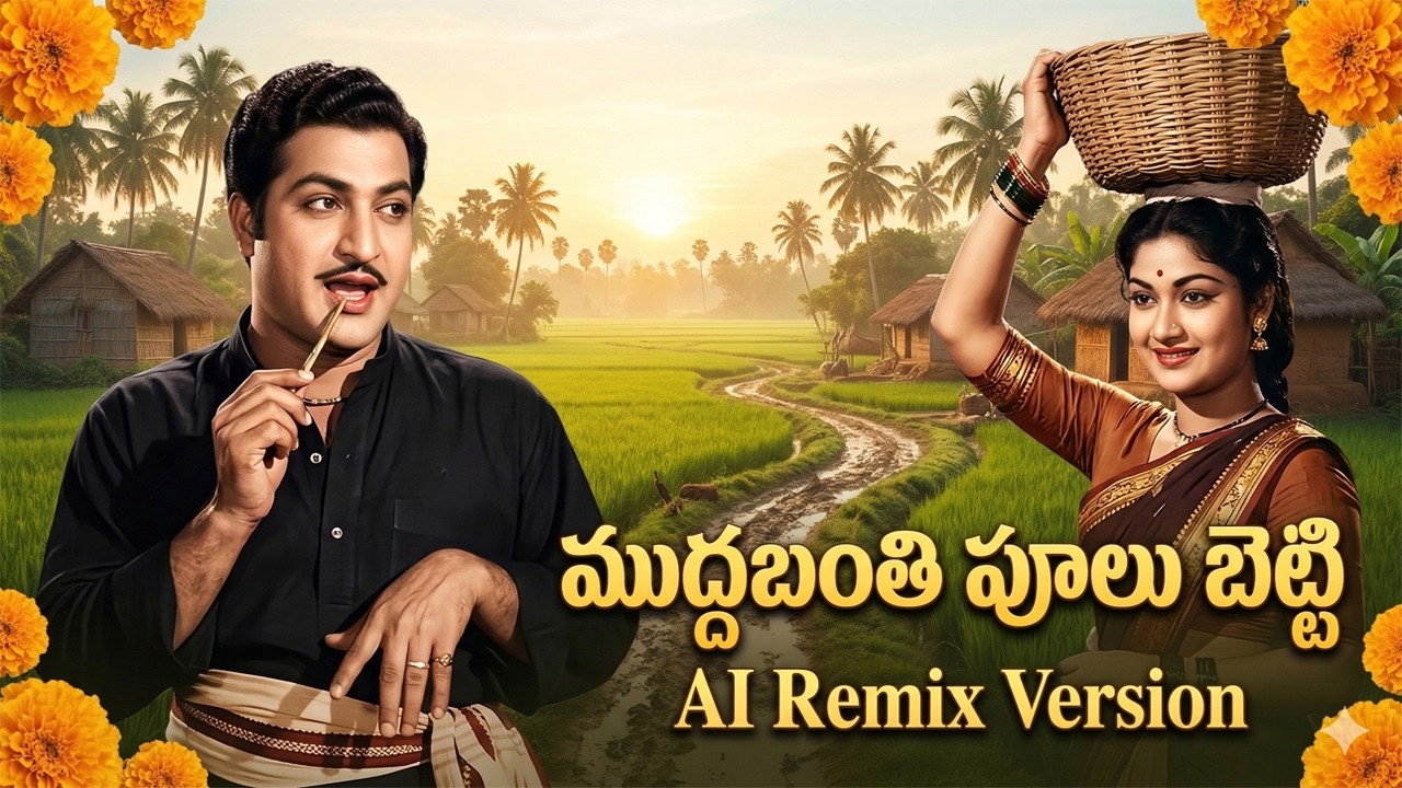 ముద్దబంతి పూలు బెట్టి Mudda Banthi Poolu Petti Remix | Evergreen  Classic Telugu Song Old Hit Songs