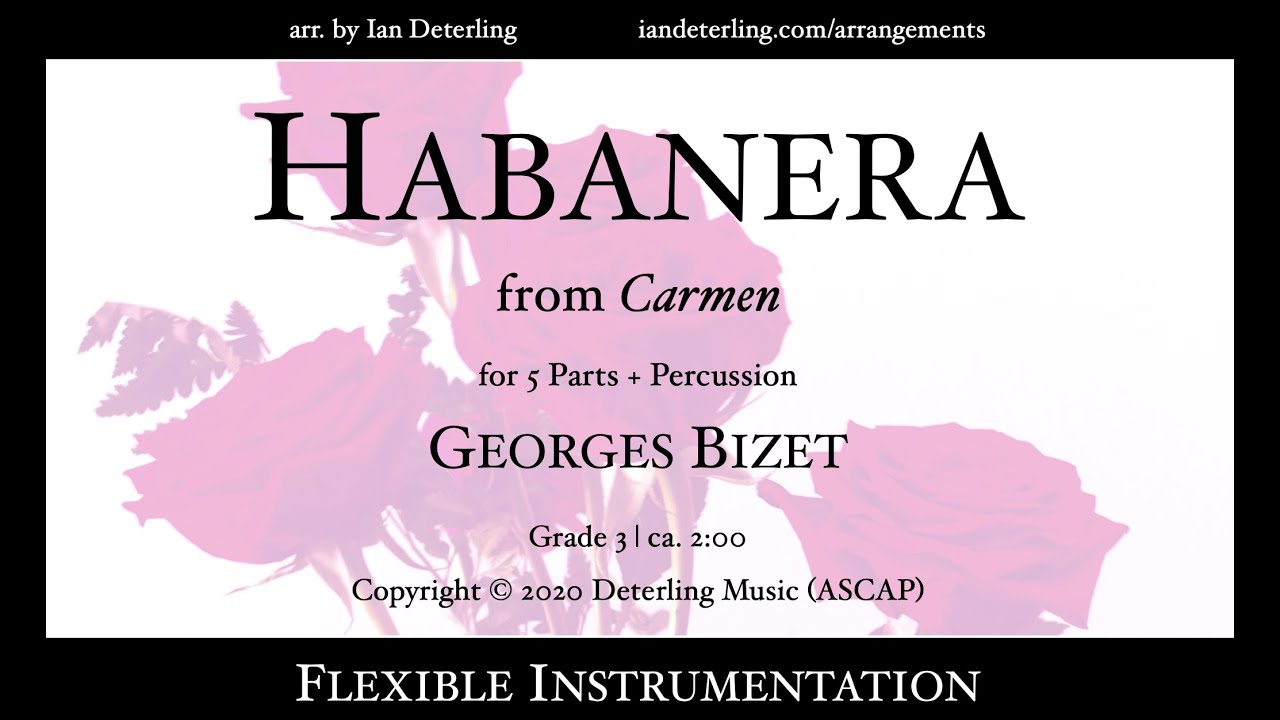 Habanera - BIZET (flexible instrumentation)