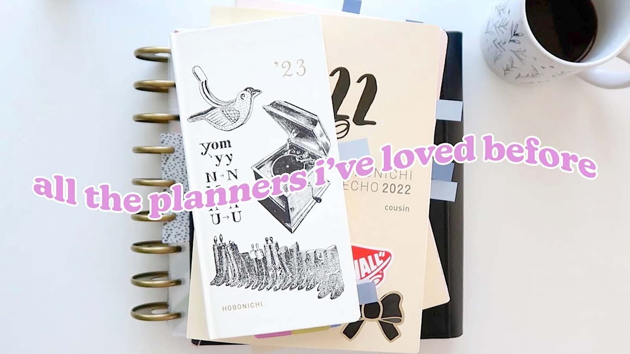 all the planners i’ve loved before 💖 flip through & 2024 thoughts