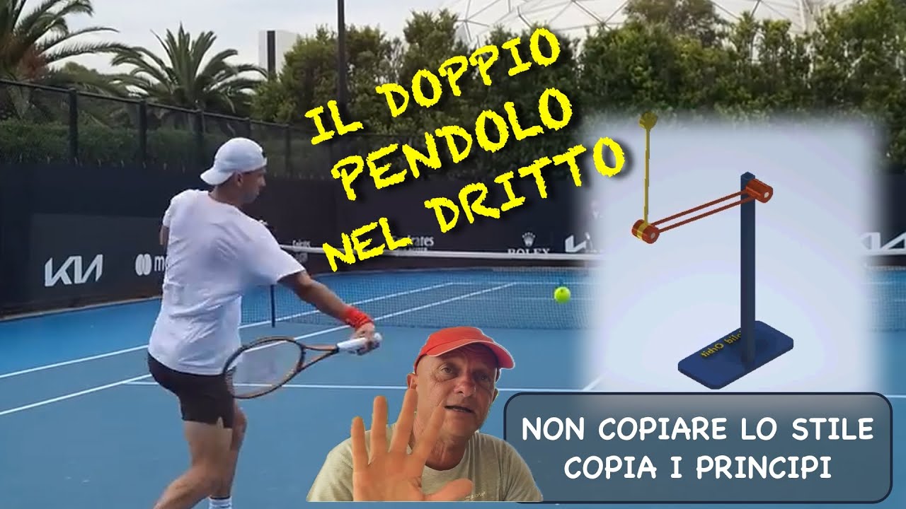 Per un DRITTO fulminante: fai oscillare la racchetta!