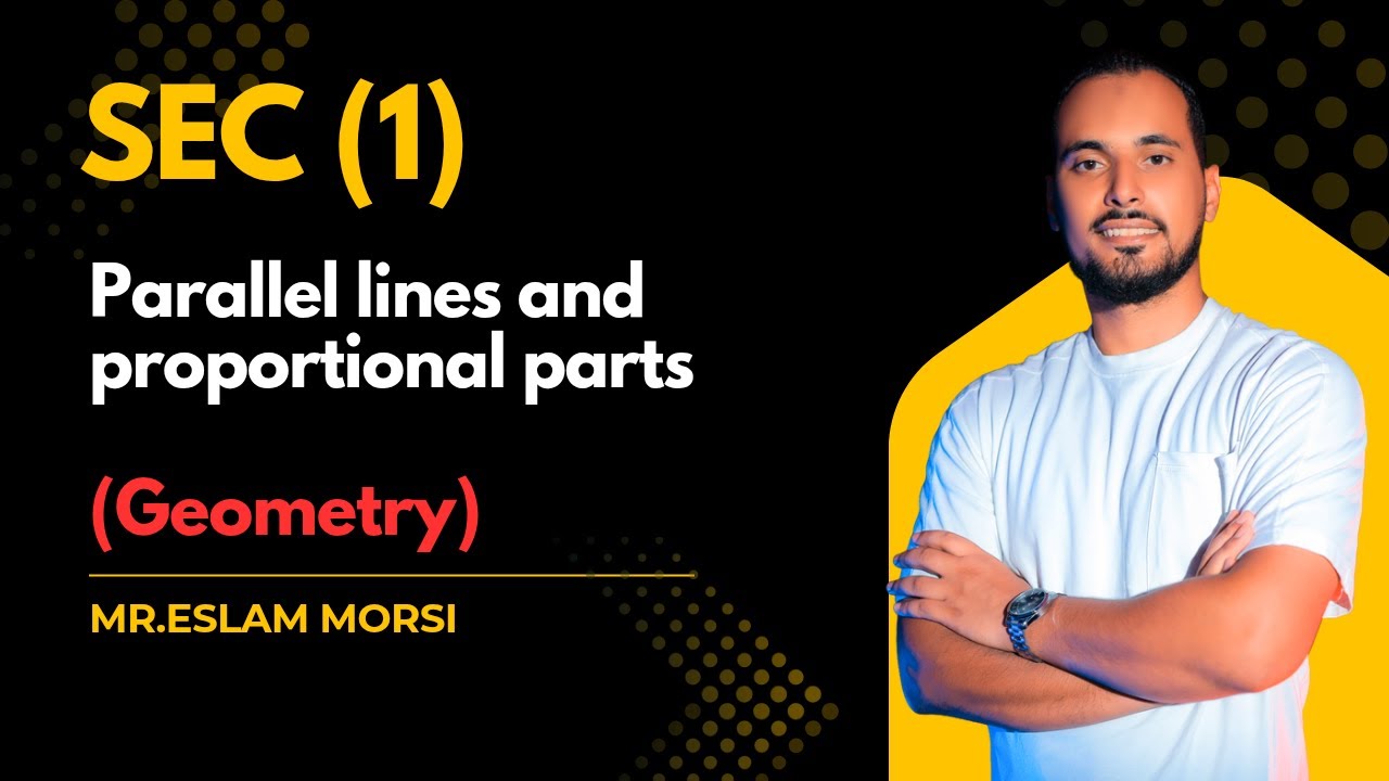 Exercise (5): parallel lines and proportional parts (Geometry)