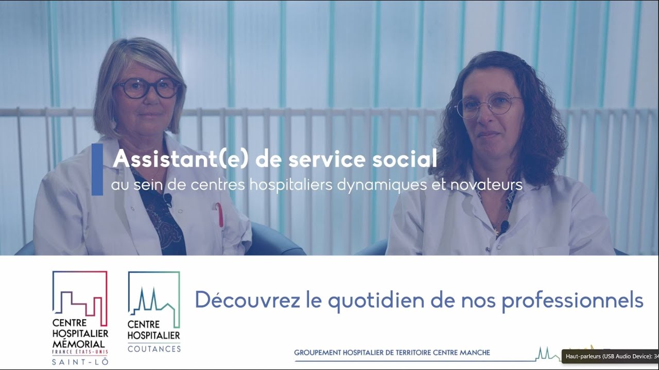 Le métier d'assistante sociale au sein des centres hospitaliers de Saint-Lô et de Coutances