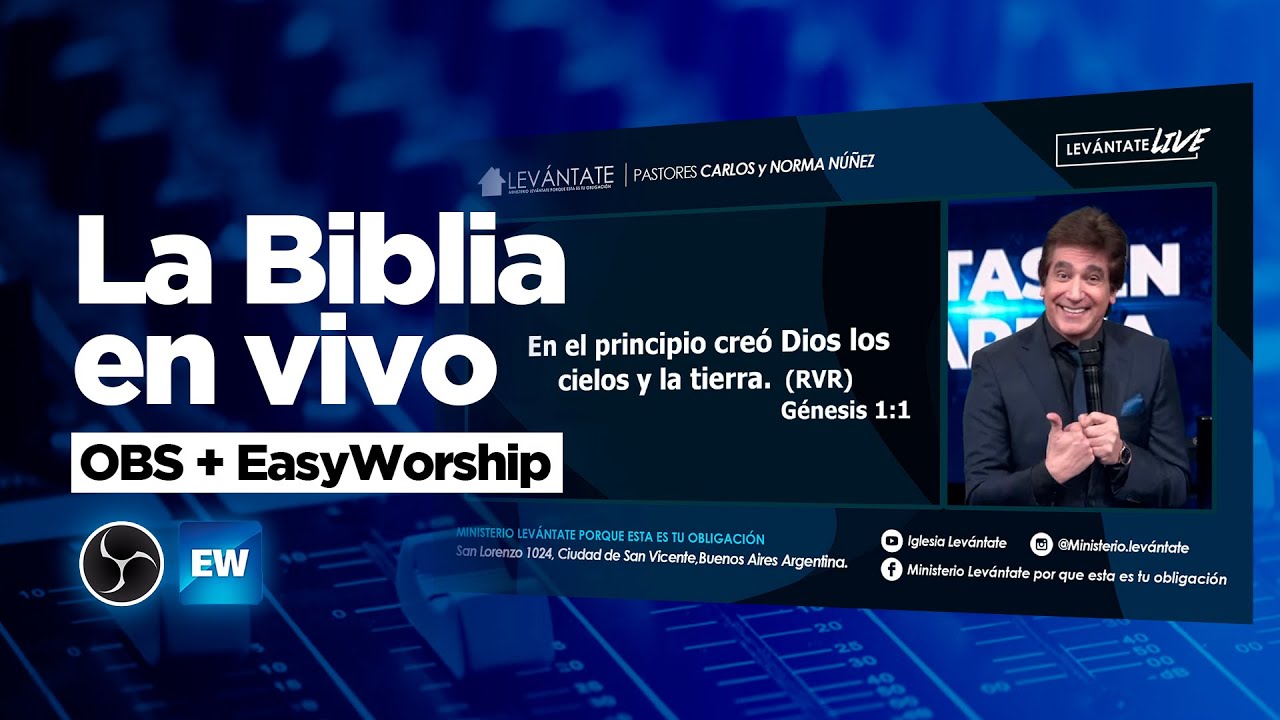 Cómo mostrar los versículos de la Biblia en OBS con EasyWorship | TUTORIAL