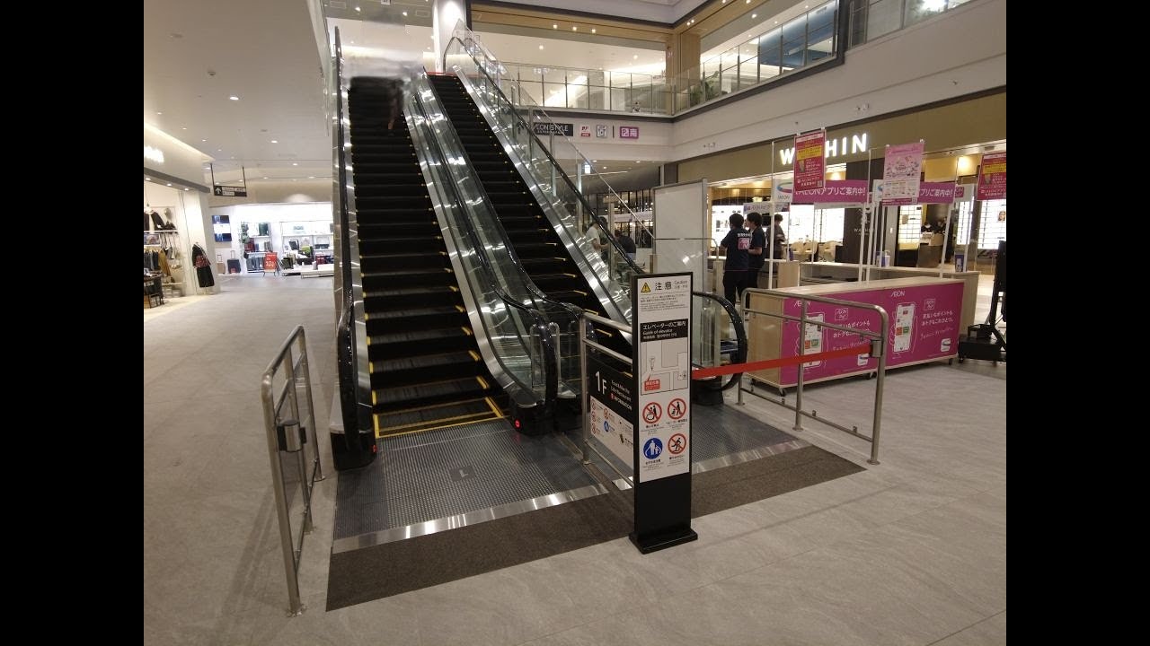 イオンモール仙台上杉 8X エスカレータ― 10月1日プレオープン