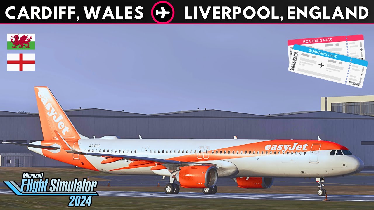 CARDIFF TO LIVERPOOL | FULL FLIGHT | PS5 GAMEPLAY | MICROSOFT FLIGHT SIMULATOR 24 (05)