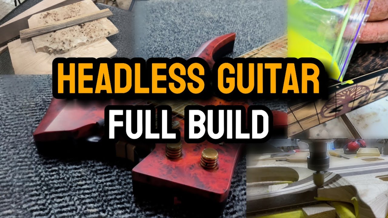 Building an Electric Guitar from Scratch ( Full Process )
